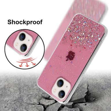 iPhone 14 PLUS Suojakuori Kotelo (Vaaleanpunainen)