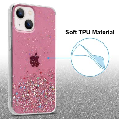 iPhone 14 PLUS Suojakuori Kotelo (Vaaleanpunainen)