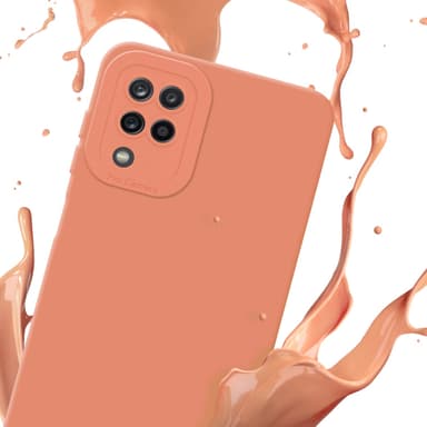 Samsung Galaxy A12 / M12 Suojakuori Kotelo (Oranssi)