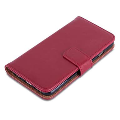 iPhone 6 / 6S Suojakuori Lompakkokotelo (Punainen)