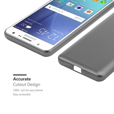 Samsung Galaxy J7 2015 Suojakuori Kotelo (harmaa)