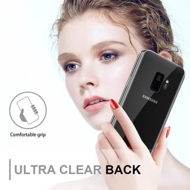 Samsung Galaxy S9 Suojakuori Cover (Läpinäkyvä)