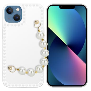 iPhone 13 Suojakuori Kotelo (Valkoinen)