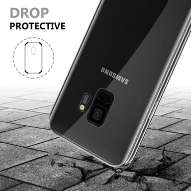 Samsung Galaxy S9 Suojakuori Cover (Läpinäkyvä)