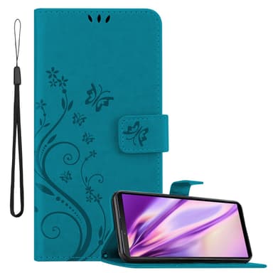 Sony Xperia 10 III Suojakuori Lompakkokotelo (Sininen)