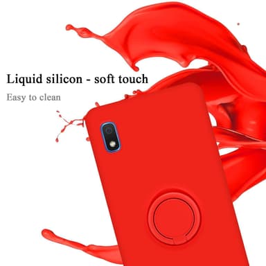 Samsung Galaxy A10 / M10 Suojakuori Kotelo (Punainen)