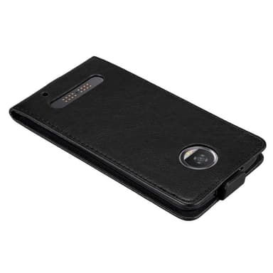Motorola MOTO Z2 Suojakuori Lompakkokotelo (Musta)
