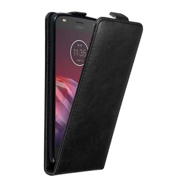 Motorola MOTO Z2 Suojakuori Lompakkokotelo (Musta)