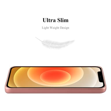 iPhone 12 MINI Suojakuori Kotelo (Vaaleanpunainen)