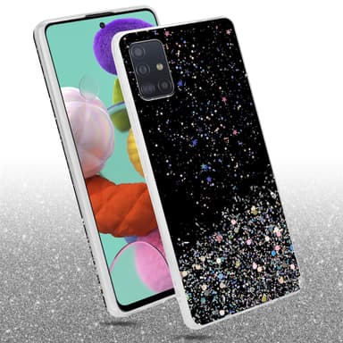 Samsung Galaxy A51 5G Suojakuori Kotelo (Musta)