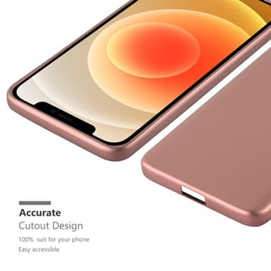 iPhone 12 MINI Suojakuori Kotelo (Vaaleanpunainen)