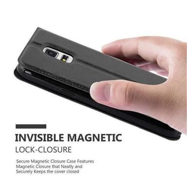 Lompakkokotelo Samsung Galaxy S5 / S5 NEO Case (Musta)
