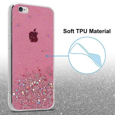iPhone 6 / 6S Suojakuori Kotelo (Vaaleanpunainen)