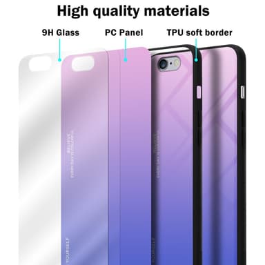 Suojakuori iPhone 6 PLUS / 6S PLUS Kotelo (Musta)
