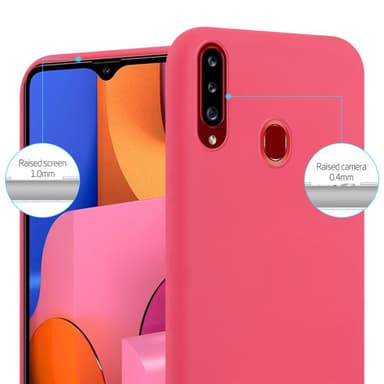 Suojakuori Samsung Galaxy A20s Kotelo (Punainen)