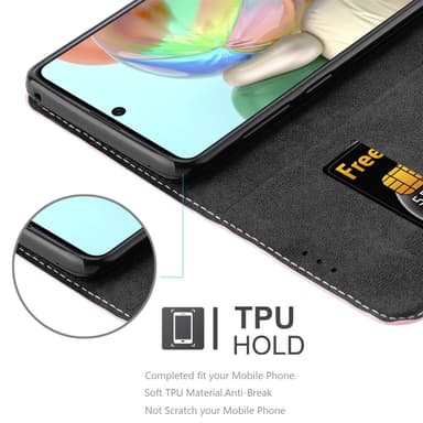 Samsung Galaxy A71 4G Suojakuori (Vaaleanpunainen)