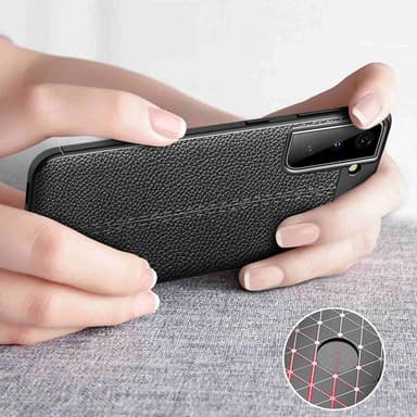 Samsung Galaxy S21 PLUS Suojakuori Cover (Musta)