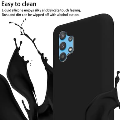 Suojakuori Samsung Galaxy A32 5G Kotelo (Musta)