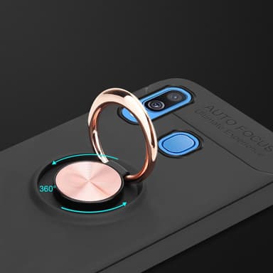 Samsung Galaxy A40 Suojakuori Kotelo (Musta)