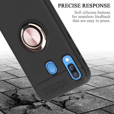 Samsung Galaxy A40 Suojakuori Kotelo (Musta)