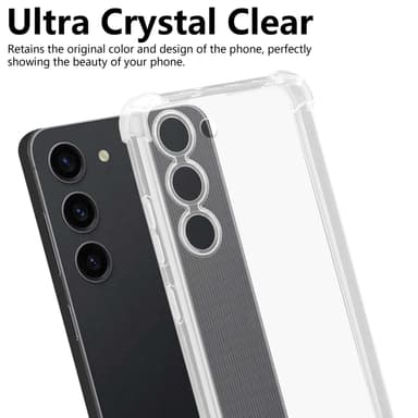 Samsung Galaxy S23 Suojakuori Kotelo (Läpinäkyvä)