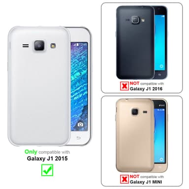 Samsung Galaxy J1 2015 Suojakuori Kotelo (Keltainen)