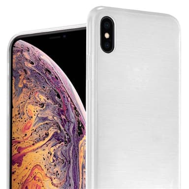 iPhone XS MAX Suojakuori Kotelo (Hopea)