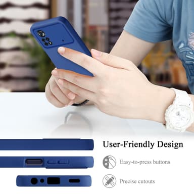 Xiaomi Poco X4 Pro Suojakuori Kotelo (Sininen)