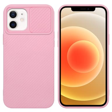 iPhone 12 Suojakuori Kotelo (Vaaleanpunainen)