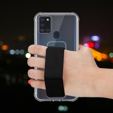 Samsung Galaxy A21s Suojakuori Kotelo (Musta)