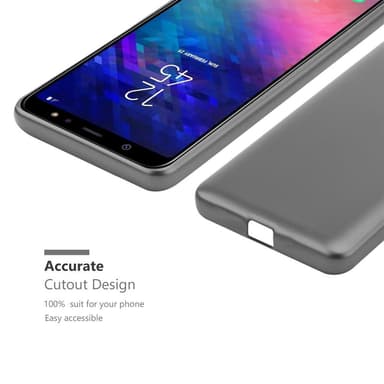 Samsung Galaxy A6 PLUS 2018 Suojakuori Kotelo (harmaa)