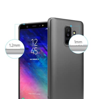 Samsung Galaxy A6 PLUS 2018 Suojakuori Kotelo (harmaa)