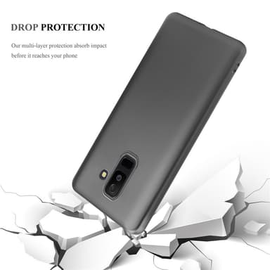 Samsung Galaxy A6 PLUS 2018 Suojakuori Kotelo (harmaa)