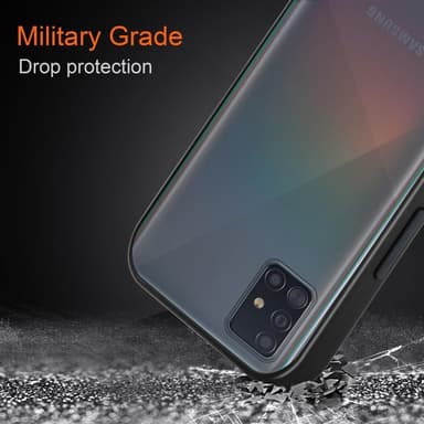 Samsung Galaxy A51 5G Suojakuori Kotelo (Läpinäkyvä)