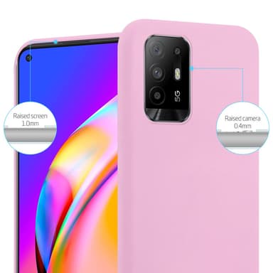 Suojakuori Oppo A94 5G Kotelo (Vaaleanpunainen)