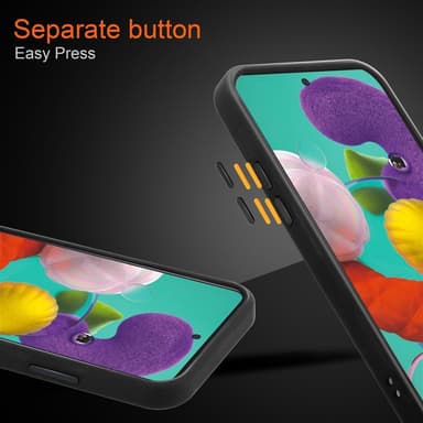 Samsung Galaxy A51 5G Suojakuori Kotelo (Läpinäkyvä)
