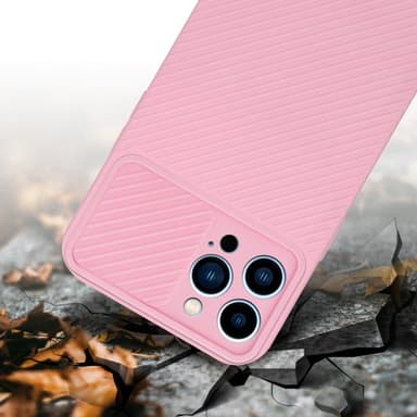 iPhone 13 PRO MAX Suojakuori Kotelo (Vaaleanpunainen)