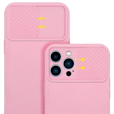 iPhone 13 PRO MAX Suojakuori Kotelo (Vaaleanpunainen)
