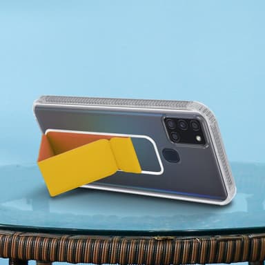 Samsung Galaxy A21s Suojakuori Kotelo (Keltainen)