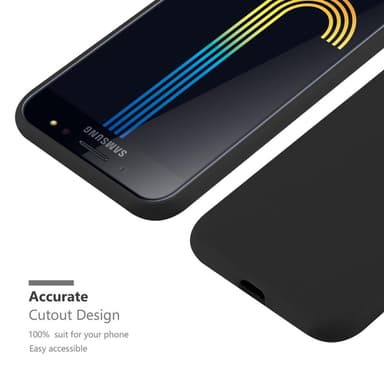 Suojakuori Samsung Galaxy J7 PLUS / C8 Kotelo (Musta)