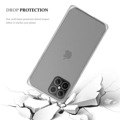 iPhone 12 MINI Suojakuori Kotelo (Läpinäkyvä)