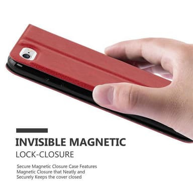 Lompakkokotelo iPhone 6 PLUS / 6S PLUS Case (Punainen)
