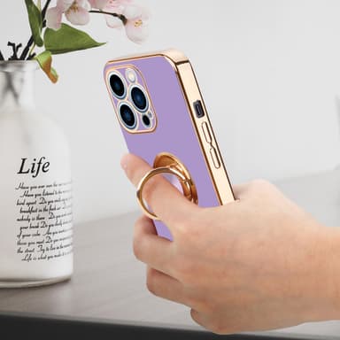 iPhone 13 PRO MAX Suojakuori Kotelo (Violetti)