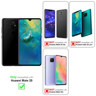 Huawei MATE 20 Suojakuori Universaali (Musta)