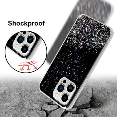 iPhone 13 PRO MAX Suojakuori Kotelo (Musta)