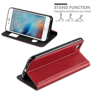 Lompakkokotelo iPhone 6 PLUS / 6S PLUS Case (Punainen)