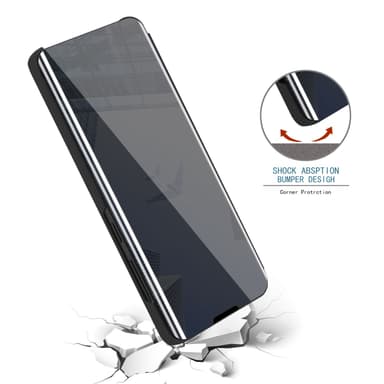 Suojakuori Samsung Galaxy A22 5G Lompakkokotelo (Musta)
