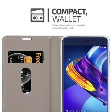 Honor 6C PRO Suojakuori Lompakkokotelo (harmaa)