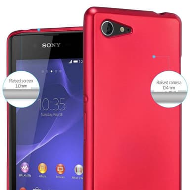 Sony Xperia E3 Suojakuori Kotelo (Punainen)