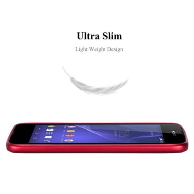 Sony Xperia E3 Suojakuori Kotelo (Punainen)